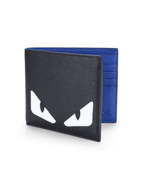 fendi mens wallet blue|fendi men's wallet price.